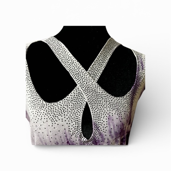 Vocal 1XL NWOT Rhinestone Cutout Tie Dye Top | Plus Size Y2K Western Boho - Picture 2 of 3